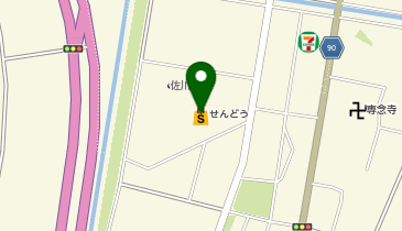 せんどう木更津店の地図画像
