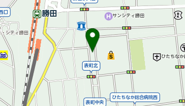 美容プラージュ勝田店の地図画像