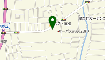 プレール・プラス美容室の地図画像
