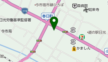 宇都宮証券株式会社 今市支店の地図画像