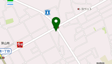 メガネフラワー狭山店の地図画像