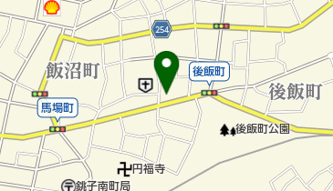 へいわどう薬局銚子店の地図画像