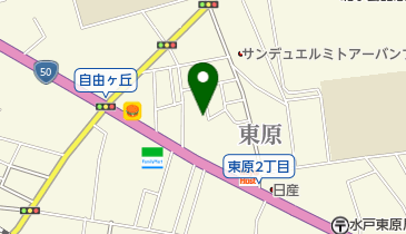 しゃぼん倶楽部水戸中央店の地図画像