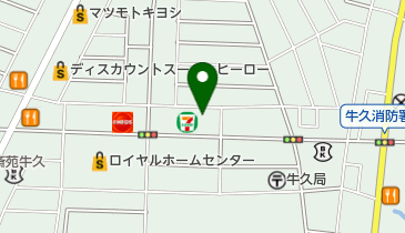 ボンメゾン牛久店の地図画像