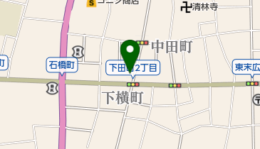 鹿沼フラワーしのはらの地図画像