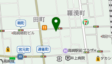 アミティーイングリッシュスクール高崎校の地図画像