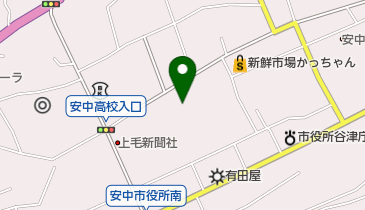 安中市 安中体育館の地図画像