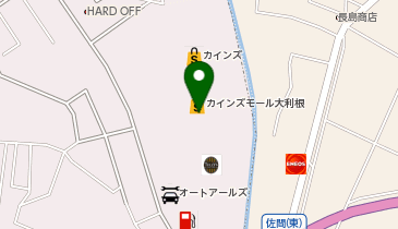 うさちゃんクリーニングベイシア大利根の地図画像