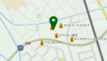 うさちゃんクリーニングピアシティ宮代店の地図画像