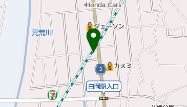 アクア理容西白岡店の地図画像