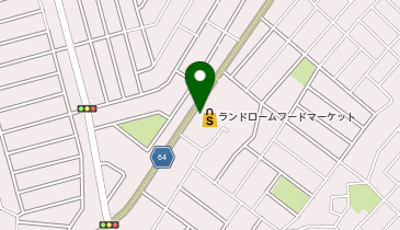 ランドロームフードマーケット都賀店の地図画像
