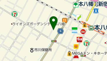 市川日本語学院の地図画像