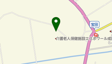 グループホームいきいきの家成田の地図画像