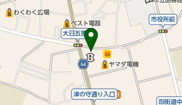 バーバーショップシバタの地図画像