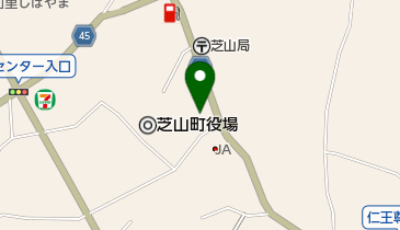 芝山町商工会の地図画像