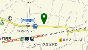 アースサポート水戸の地図画像