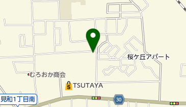 ファッションクリーニングおぬまの地図画像