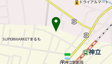 天録稲荷神社の地図画像