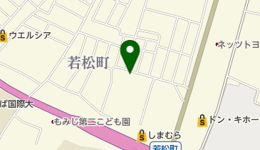 おふくろ若松町店の地図画像