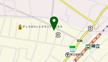 サンタスタイル理容室神立店の地図画像