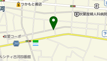 コハル花店の地図画像