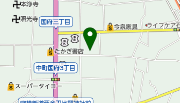 仲田美容室の地図画像