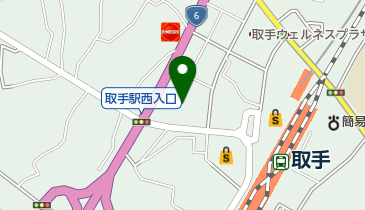 メガネ・補聴器のときわの地図画像