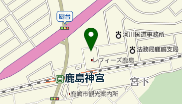 みつ理容室の地図画像