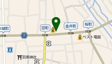 荒七酒店の地図画像