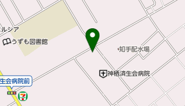 済生会訪問看護ステーションかみすの地図画像