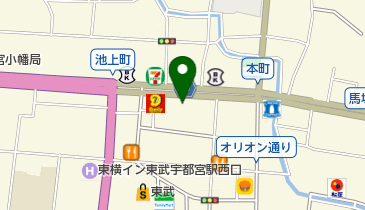 悠リラクゼーションの地図画像