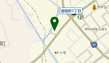 酒の中村足利店の地図画像