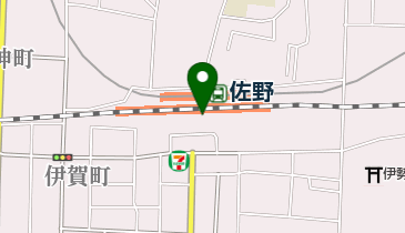 佐野市役所 子育て支援まちなかプラザの地図画像