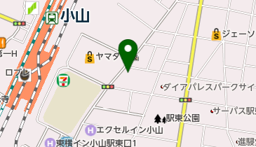有限会社小山めがねの地図画像