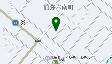 ナカノ薬品株式会社 那須支店の地図画像