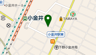 一力ソバ店の地図画像