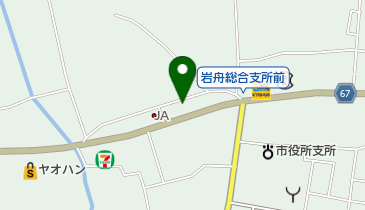 サラダ館岩舟中央店の地図画像