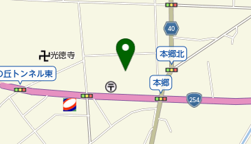 クリーニングホシノコープ群馬リセロ藤岡店の地図画像