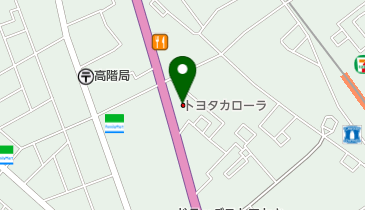 トヨタカローラ新埼玉株式会社 川越店の地図画像