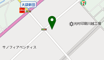 ホースマン川越営業所の地図画像