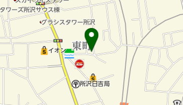 cusine美容室の地図画像