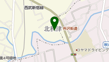 秋津ふれあいパークの地図画像