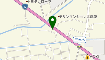 ガレージオプション鴻巣店の地図画像