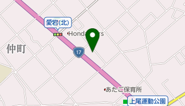 スタジオアリス上尾店の地図画像