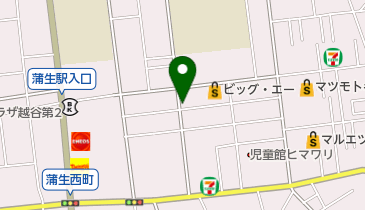 ヤマハ音楽教室ミリオン楽器蒲生センターの地図画像