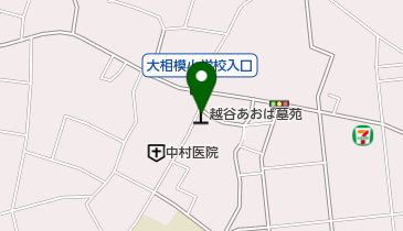 あおば墓園の地図画像