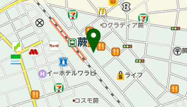 つき味HIROO蕨店の地図画像