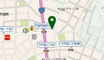 戸田おいかわ整骨院の地図画像