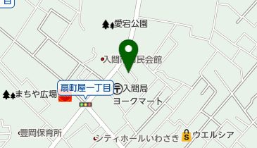 あらい動物病院の地図画像