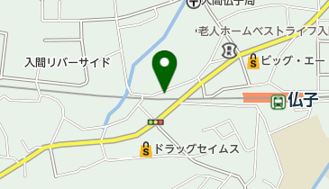 カットハウスウキヨの地図画像